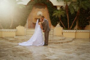 Florida bride and groom