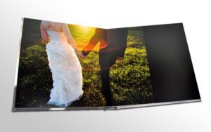 Flush mount wedding album