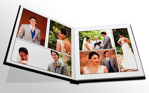 flush mount wedding album