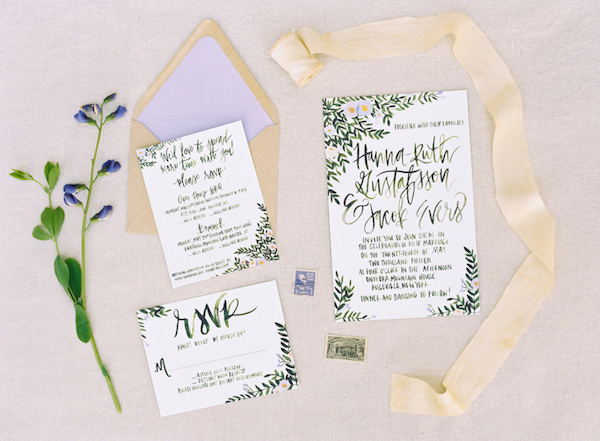 invitation card - karen hill photography