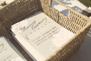 wedding programs