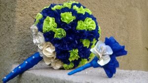 Paper wedding bouquet