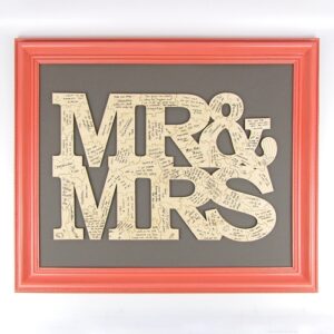 unique puzzle wedding guest book