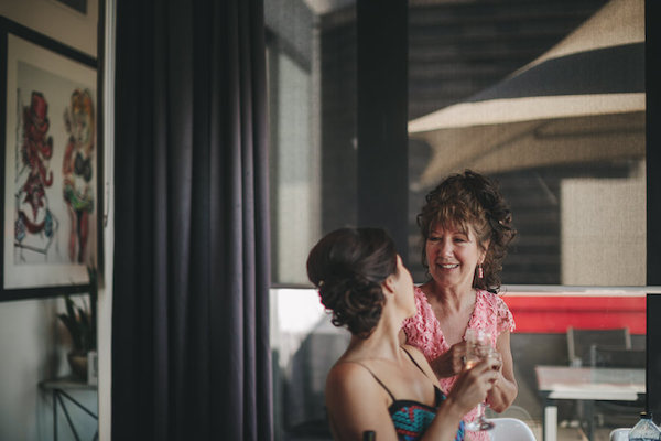 rooftop wedding